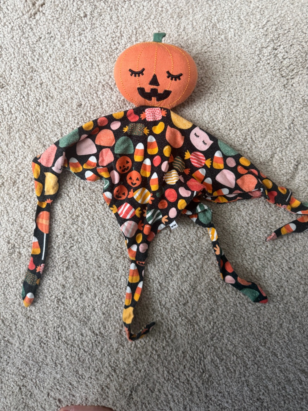 Little Sleepies Pumpkin Lovey